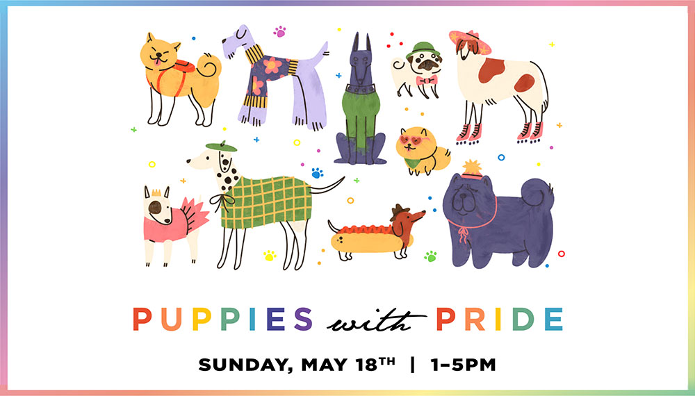 Puppies with Pride on May 18 Flyer