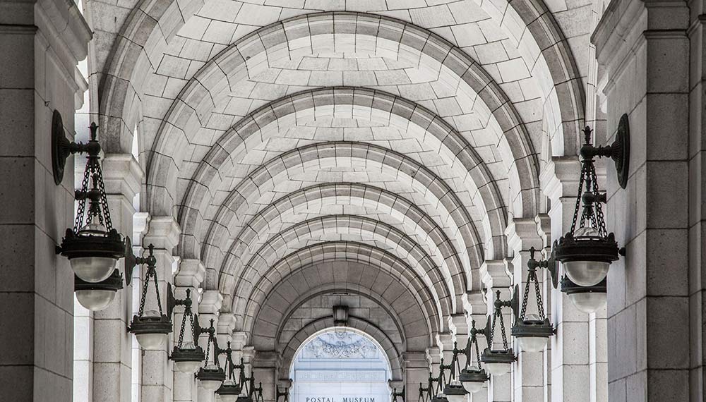 Detail of the ceiling of Union Station in Washington, D.C.