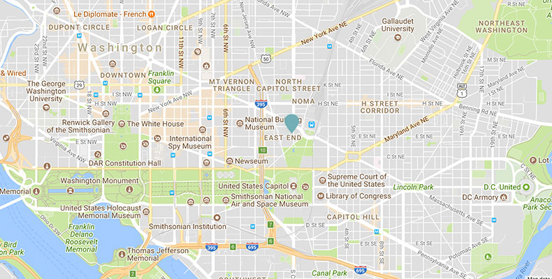 Kimpton George Hotel Google Map